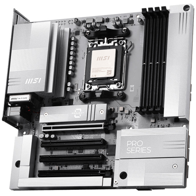 Mainboard MSI PRO B850M-A WIFI PZ Micro ATX Socket AM5 AMD B850-6