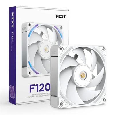Ventilator za kućište NZXT F120 RGB Core (120mm, Bijeli)-0