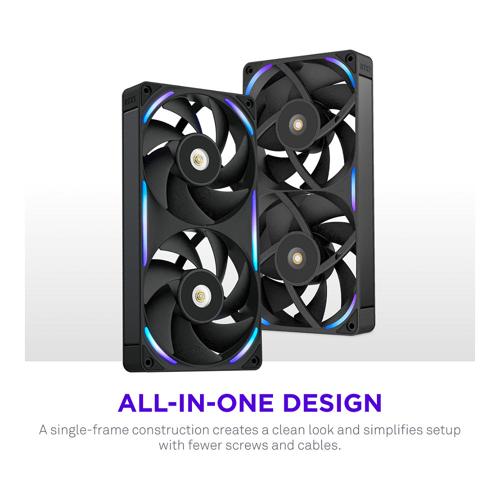 Ventilator za kućište NZXT F120 RGB Duo Twin Pack (2x120mm, crni)-12