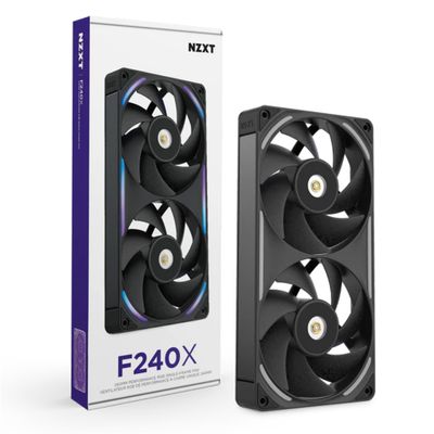 Ventilator za kućište NZXT F120 RGB Duo Twin Pack (2x120mm, crni)-0