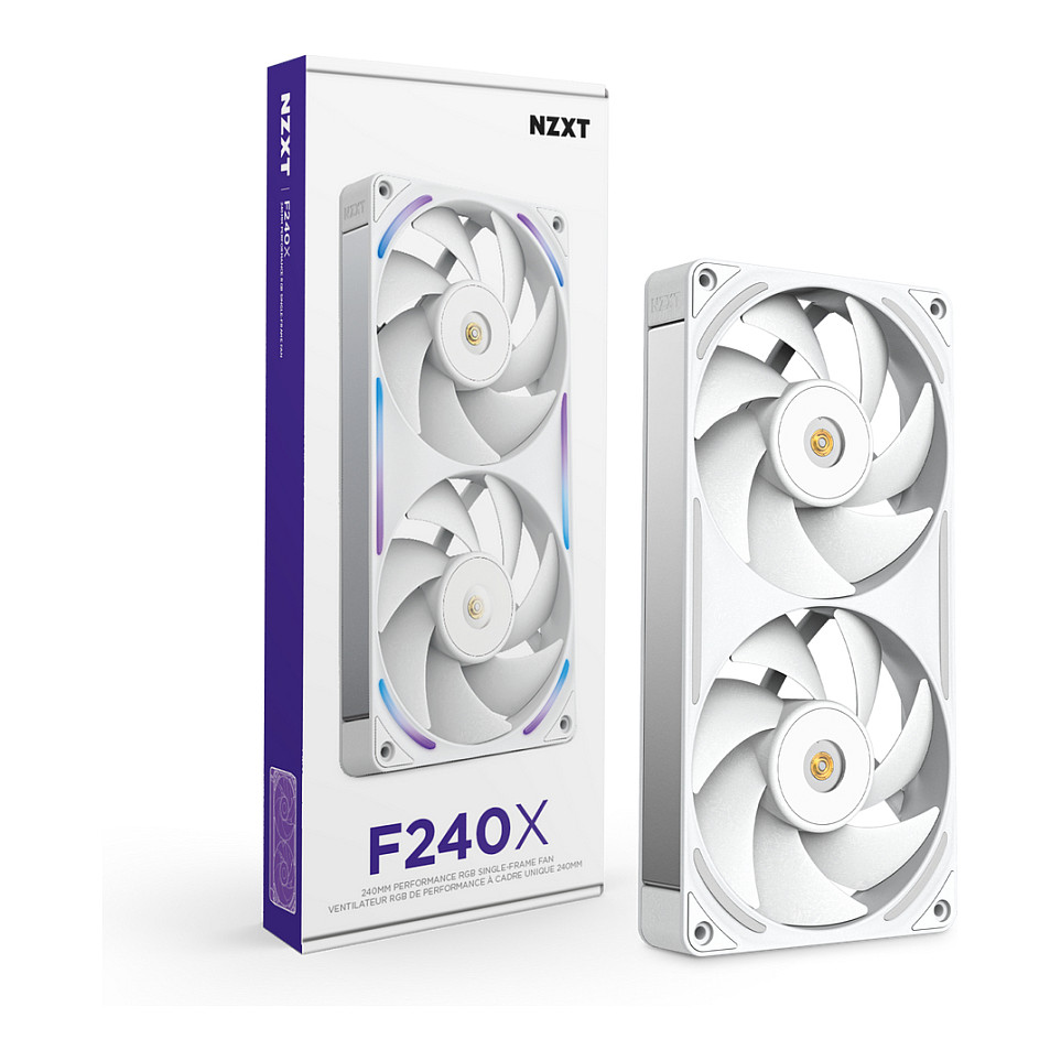 Kućište Acc NZXT 240 Performance RGB Fan White-3