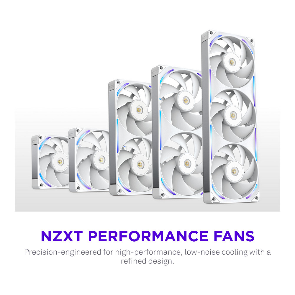 Kućište Acc NZXT 240 Performance RGB Fan White-5