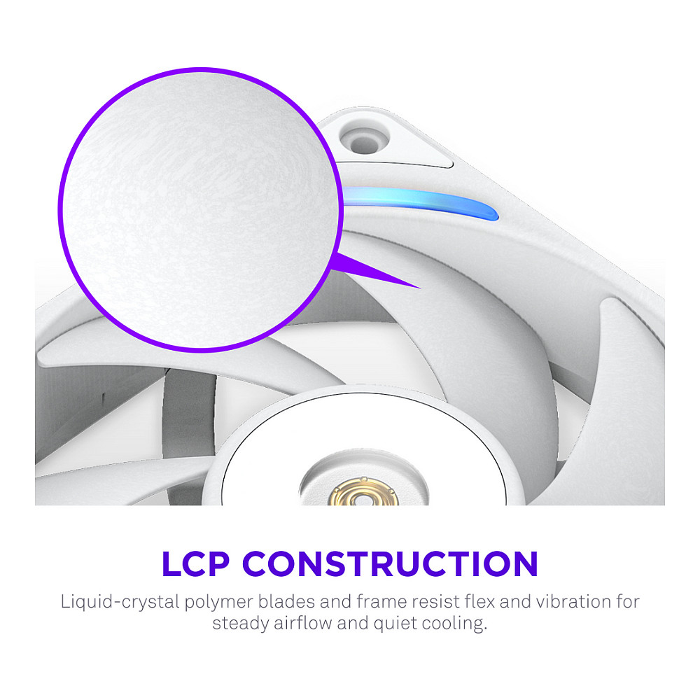 Kućište Acc NZXT 240 Performance RGB Fan White-6