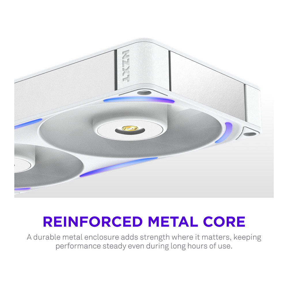 Kućište Acc NZXT 240 Performance RGB Fan White-10