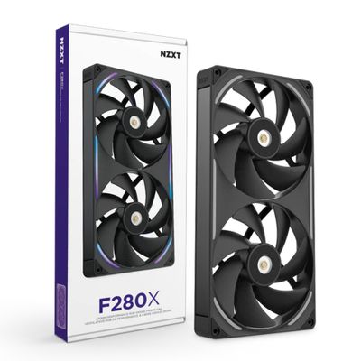 Ventilator za kućište NZXT F280 RGB Twin Pack (2x140mm, crni)-0