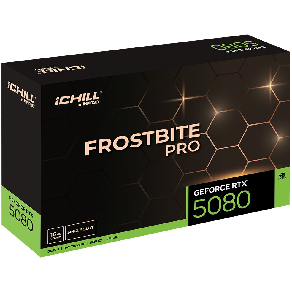 Grafička kartica INNO3D GeForce RTX 5080 iCHILL FROSTBITE PRO (16 GB GDDR7)-4