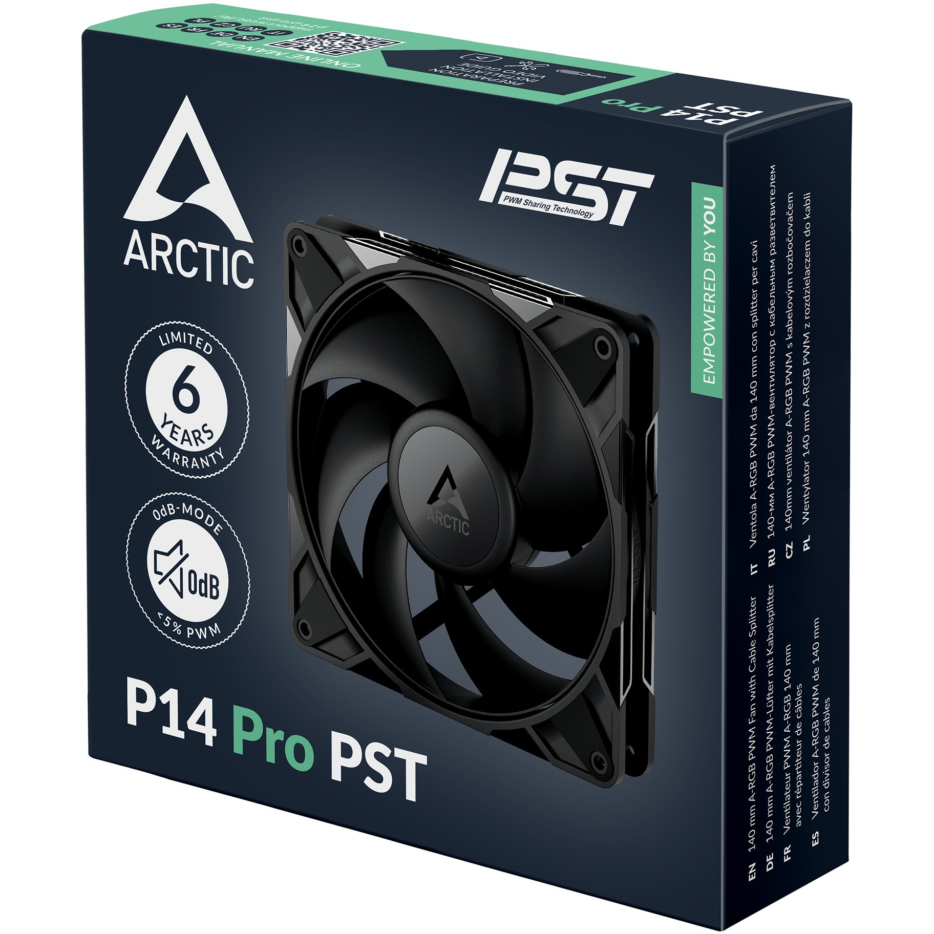 Case ACC Arctic P14 Pro PST Fan 14cm black-15