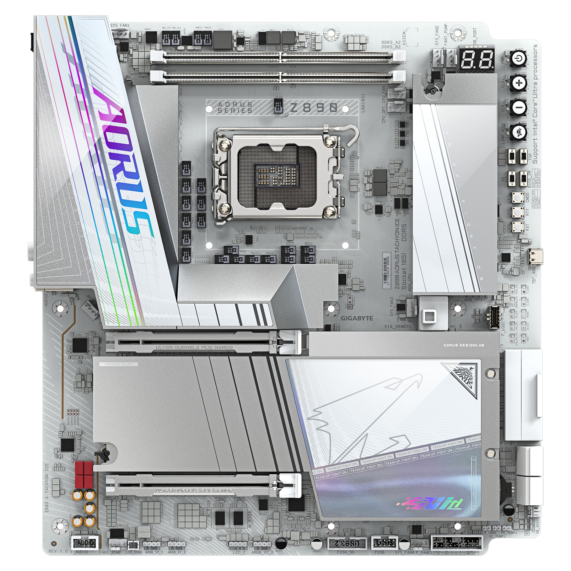 Motherboard GIGABYTE AORUS Z890 TACHYON ICE - extended ATX - LGA1851 Socket - Z890-2