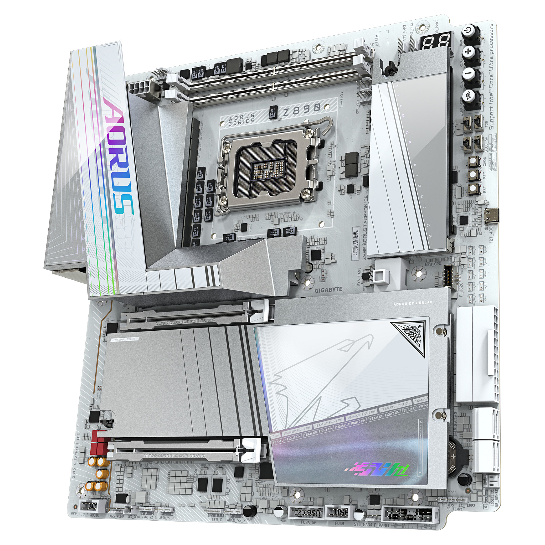 Motherboard GIGABYTE AORUS Z890 TACHYON ICE - extended ATX - LGA1851 Socket - Z890-4