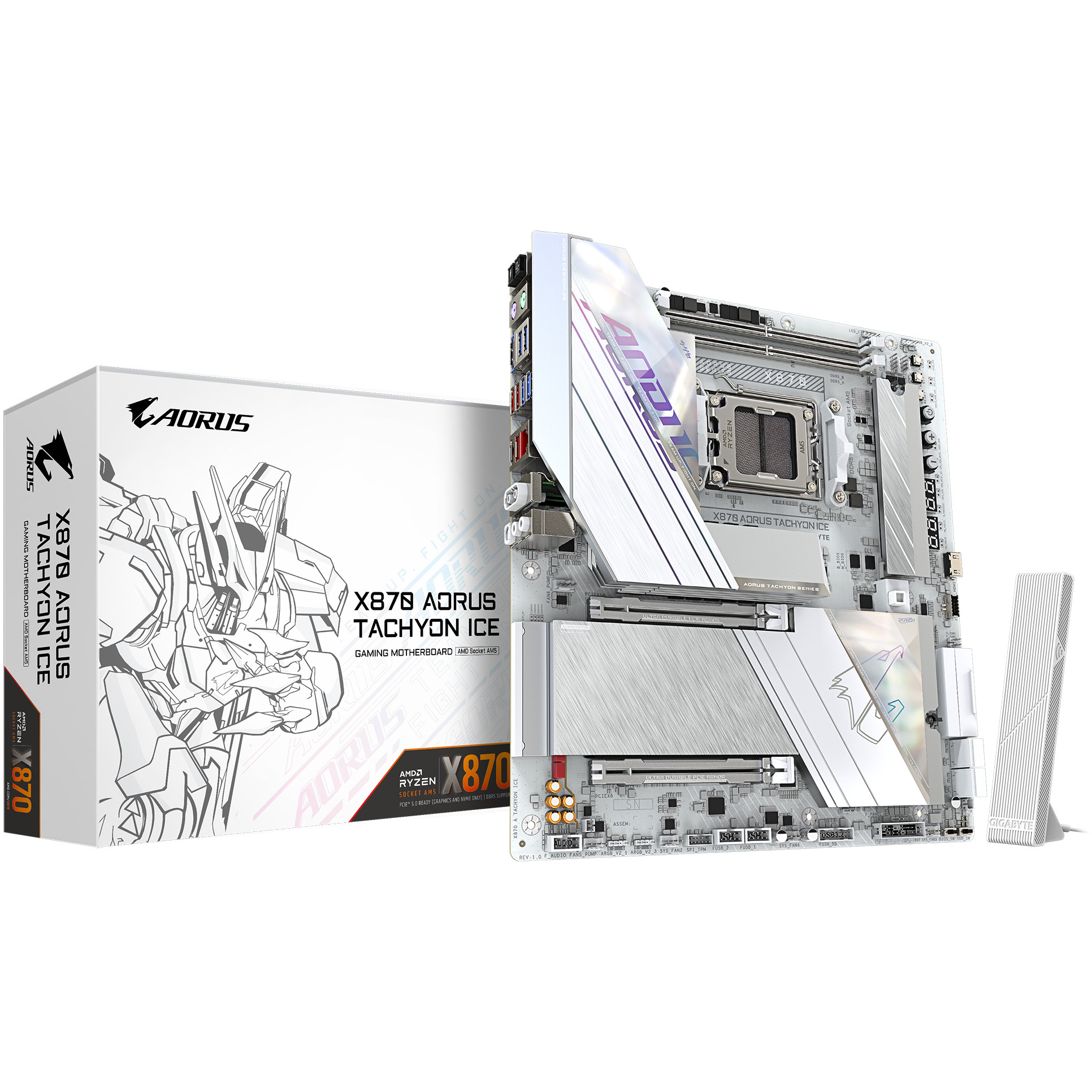 Mainboard GIGABYTE X870 AORUS TACHYON ICE E-ATX Socket AM5 AMD X870-4