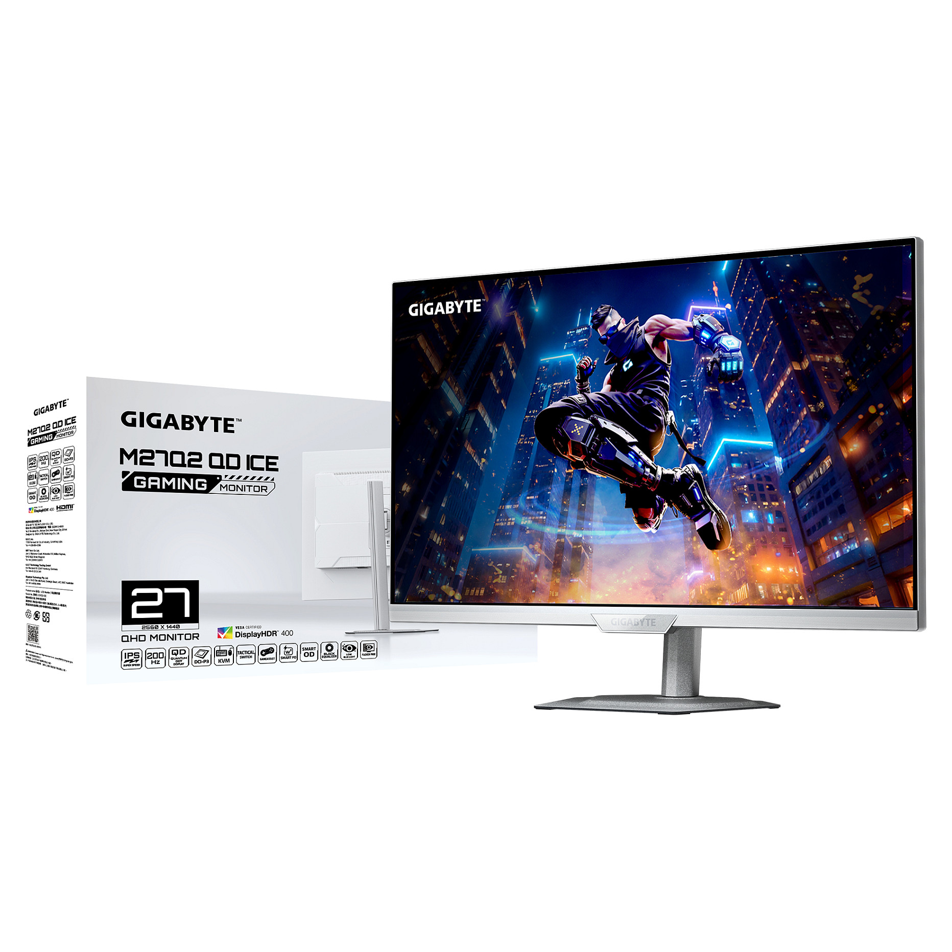 Monitor GIGABYTE M27Q2 QD ICE QHD 200Hz IPS-8