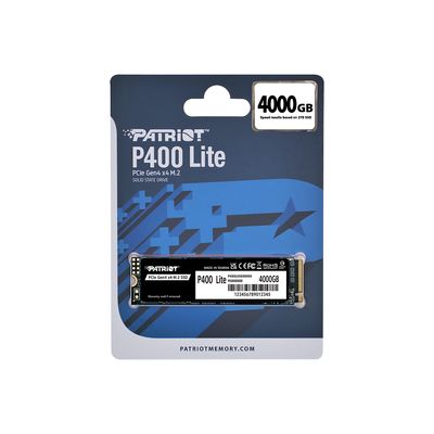 SSD PATRIOT P400 LITE M.2 4TB (pci gen4x4, 2280)-1