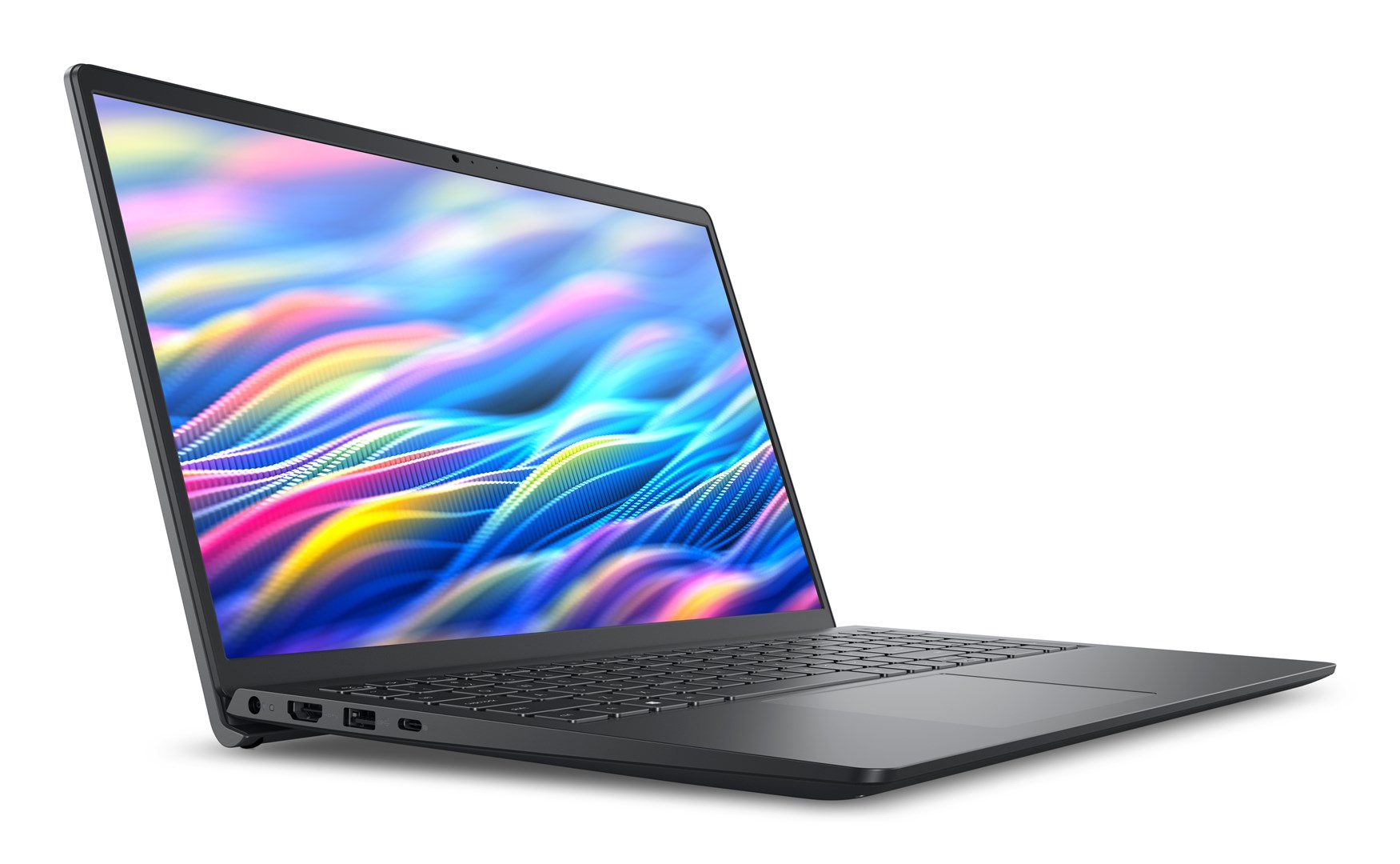 Laptop DELL DC15250 (Intel® Core™ i3 i3-1305U, 39.6 cm (15.6''), Full HD, 8 GB DDR4-SDRAM, 512 GB SSD, Wi-Fi 6, Windows 11 Pro, Crni) – internacionalna non HR tipkovnica-1