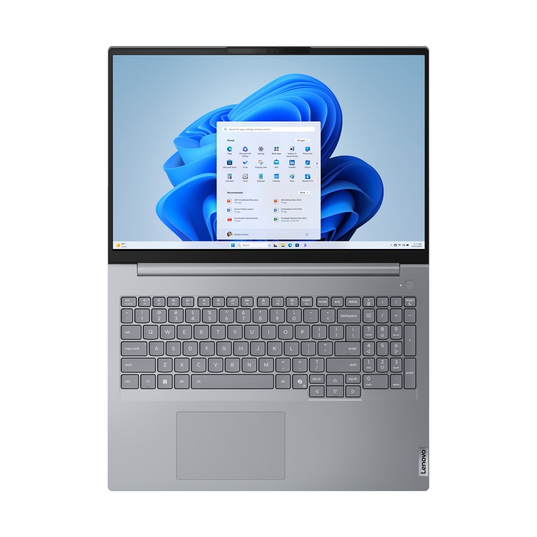 Laptop LENOVO ThinkBook 16 G8 IRL (16'' WUXGA, Intel Core 7 240H, 16 GB DDR5-SDRAM, 512 GB SSD, Wi-Fi 6E) – internacionalna non HR tipkovnica-6
