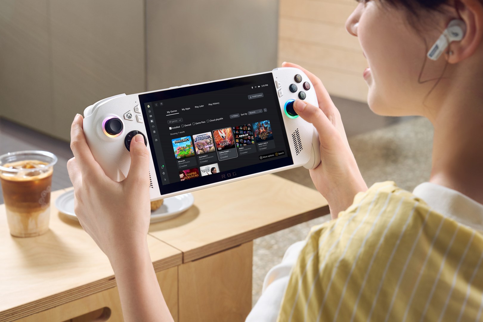 Prijenosna igraća konzola ASUS ROG Xbox Ally RC73YA-NH002W (7'', 512 GB, Touchscreen, Wi-Fi, Bijela)-10