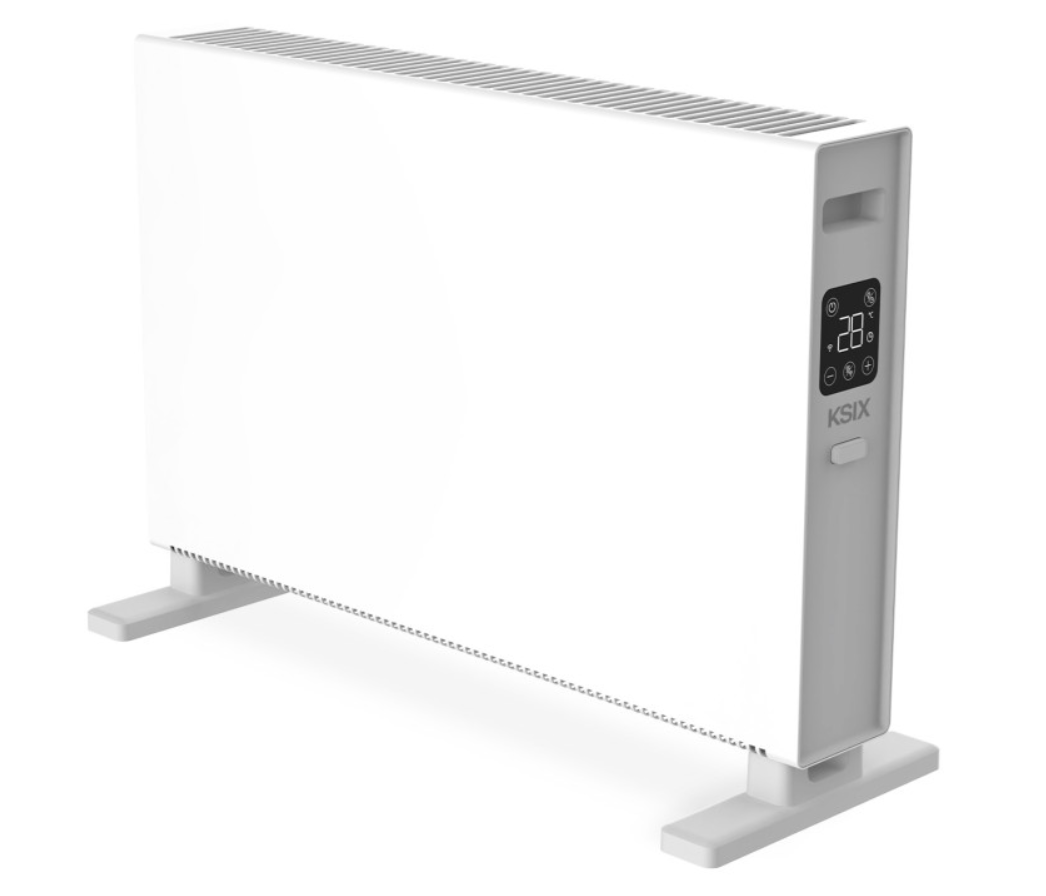 Grijalica KSIX BLAZE, električna, konvektorska, 2000W, LED zaslon, Tuya, bijela-3