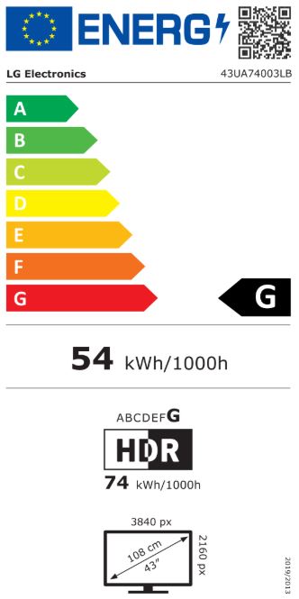 TV LG LED 43UA74003LB.AEU webOS (109 cm, 4K UHD, HDR10 Pro, Smart TV, DVB-T2/T/C/S2/S)-7