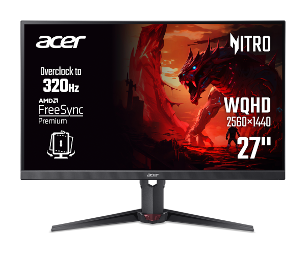 Monitor ACER Nitro XV270 (QHD, IPS, 27'', 2xHDMI, DP, 320Hz)