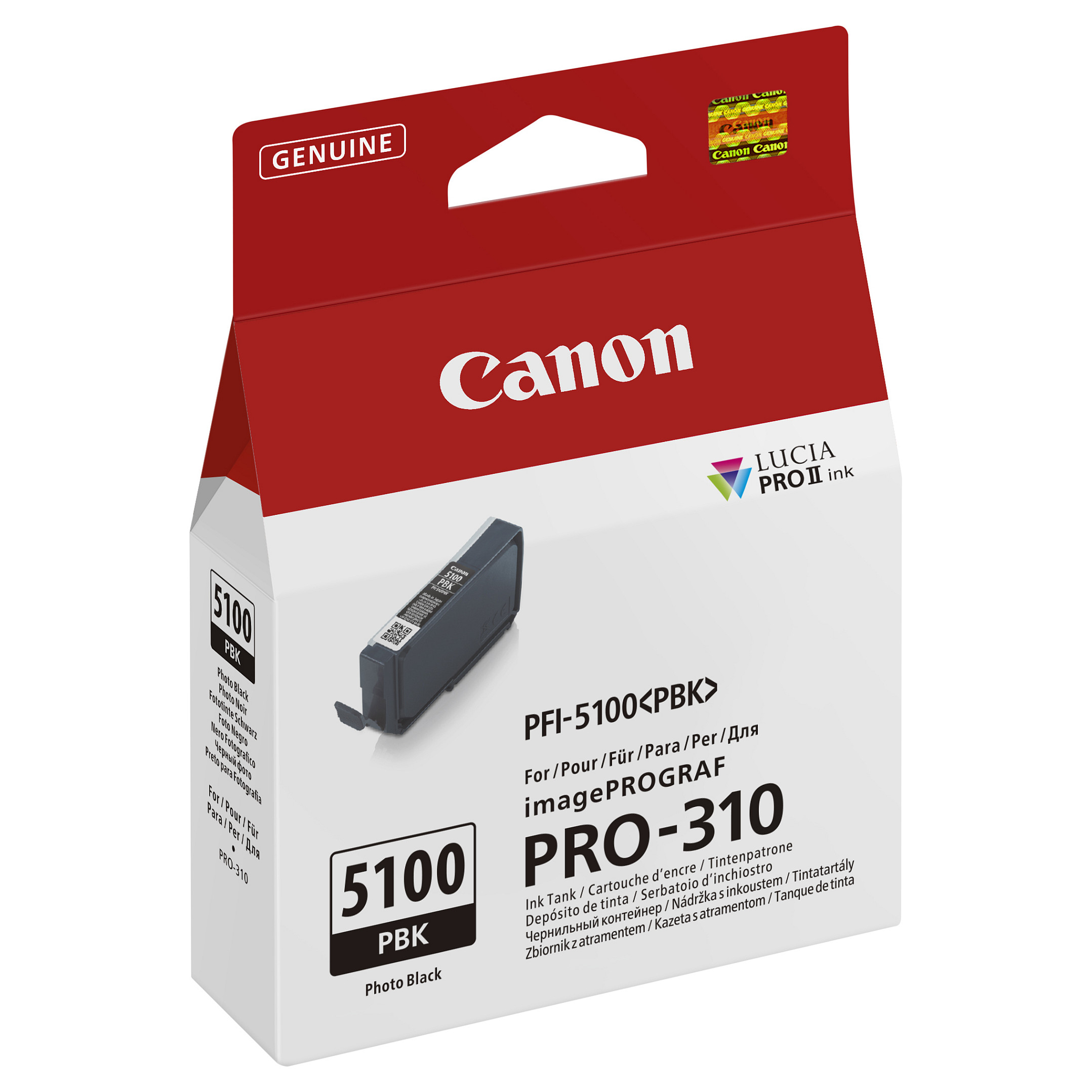 Canon tinta PFI-5100BK, foto crna-2
