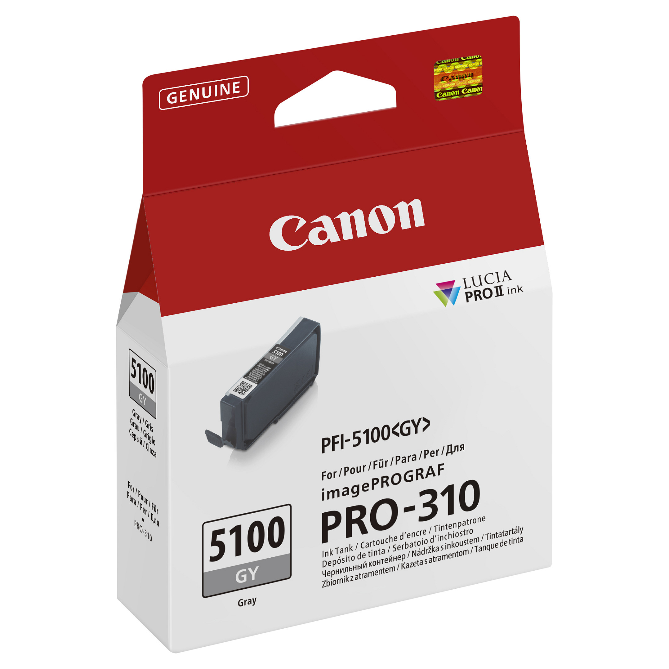 Canon tinta PFI-5100GY, siva-2