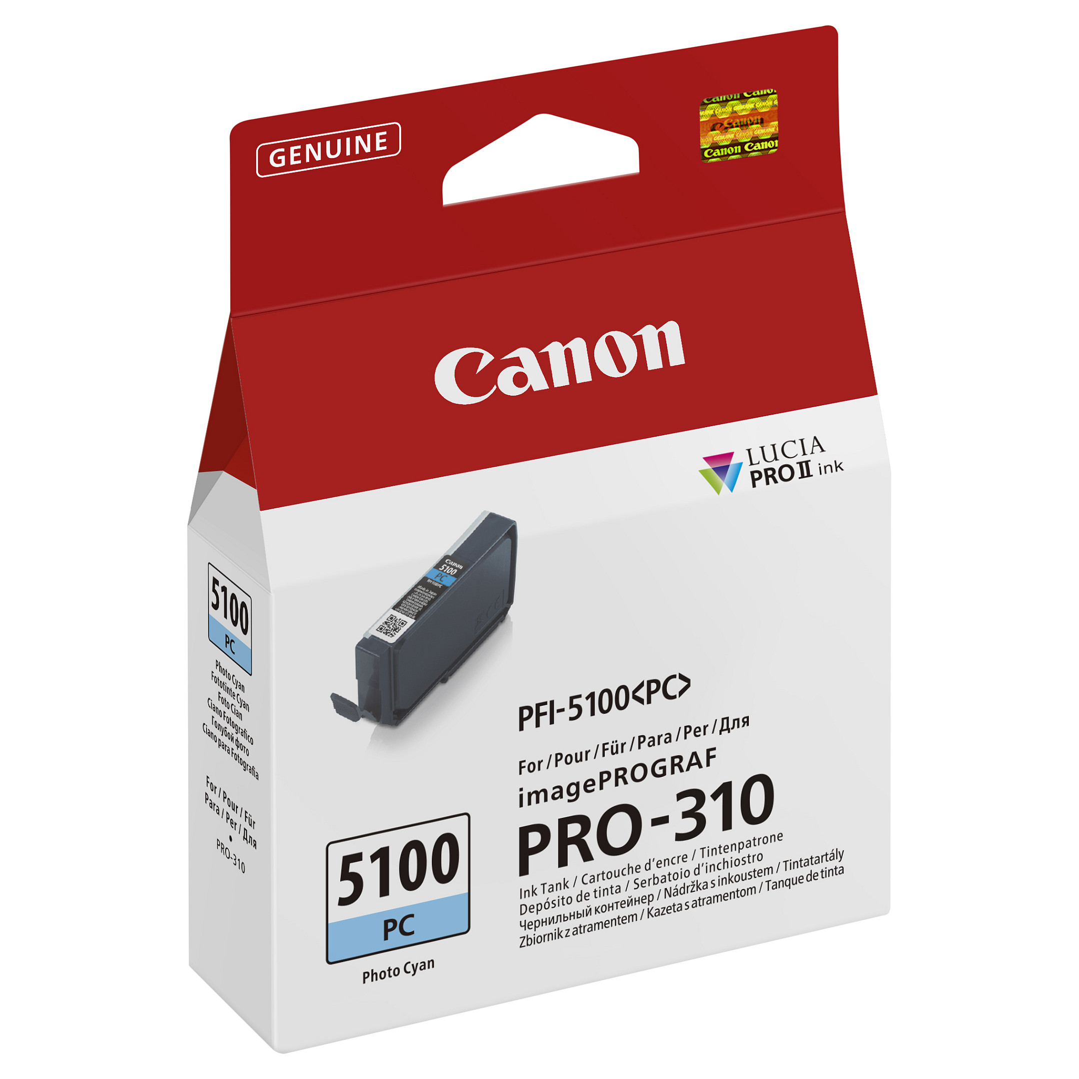 Canon tinta PFI-5100PC, foto cijan-2