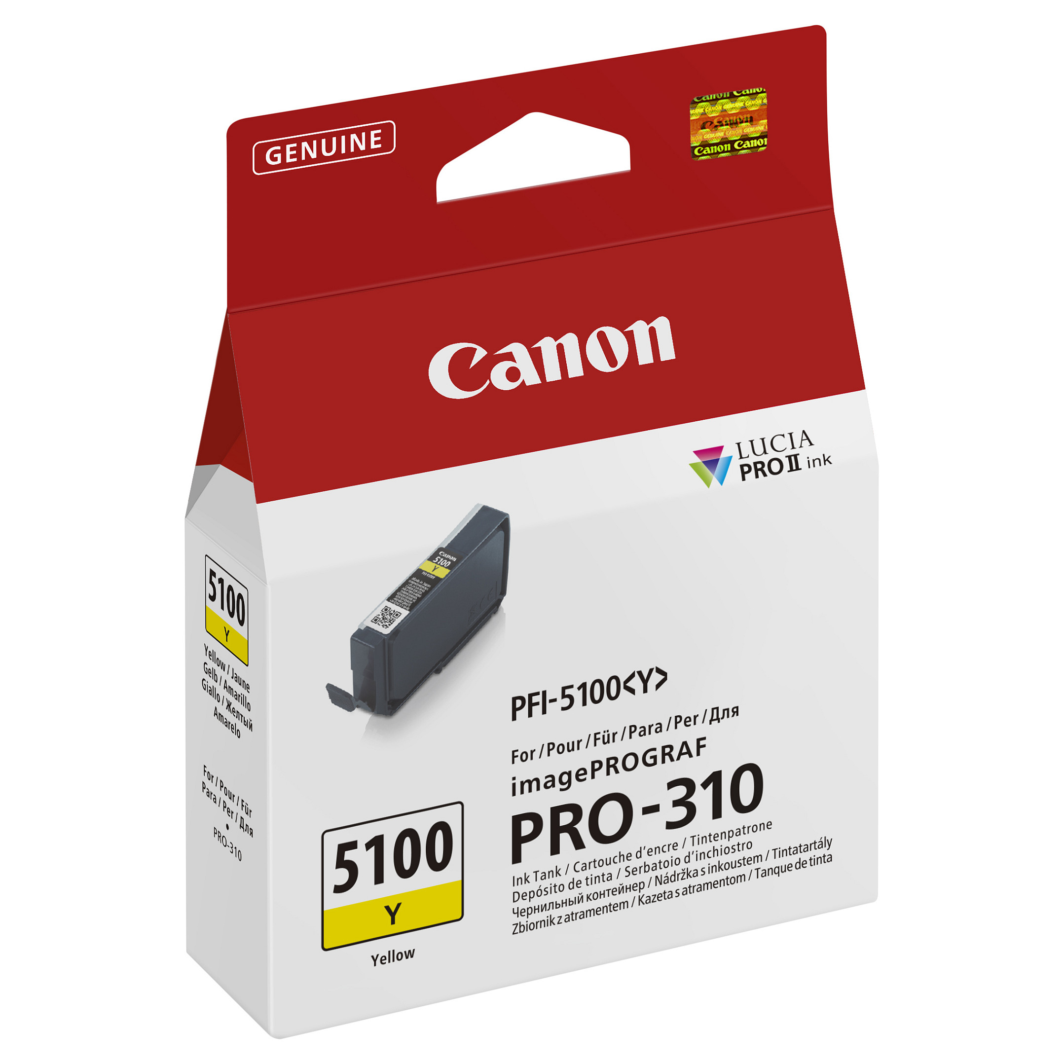Canon tinta PFI-5100Y, žuta-2