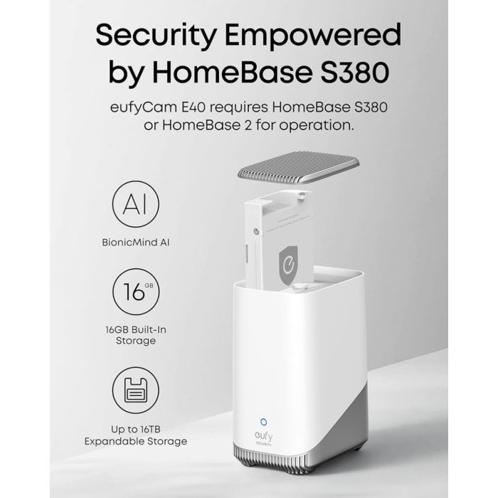 Komplet sigurnosnih kamera ANKER Eufy Security EufyCam E40 (3 kamere + baza)-5