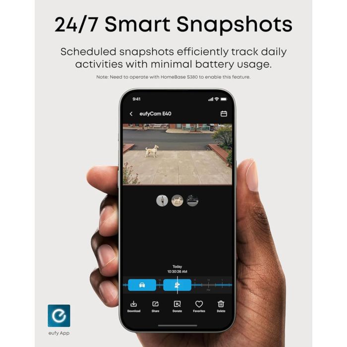 Komplet sigurnosnih kamera ANKER Eufy Security EufyCam E40 (3 kamere + baza)-4