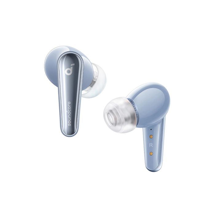 Bežične slušalice ANKER Soundcore Liberty 4 (ACAA 3.0, 360° prostorski zvok, senzor srčnog ritma, IPX4, do 28h trajanje baterije, 6 mikrofona, plave)