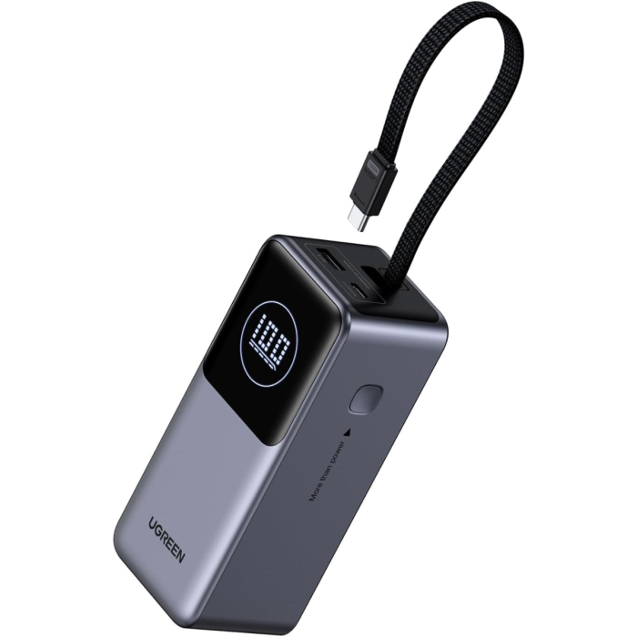 Prenosna baterija UGREEN 55365B 12.000mAh, 100W-0