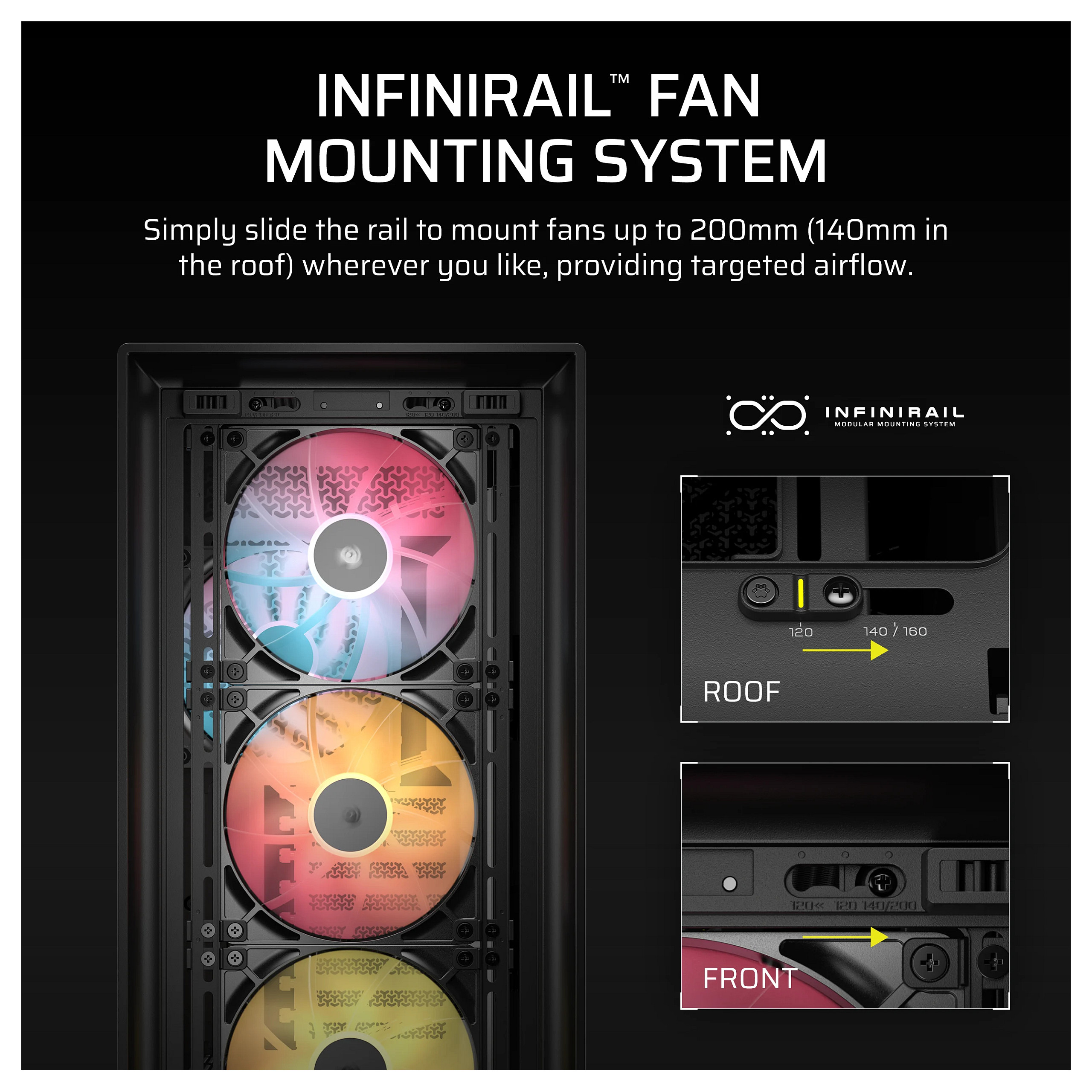 Kućište Corsair 5000D BlackMid-Tower Airflow Case-7