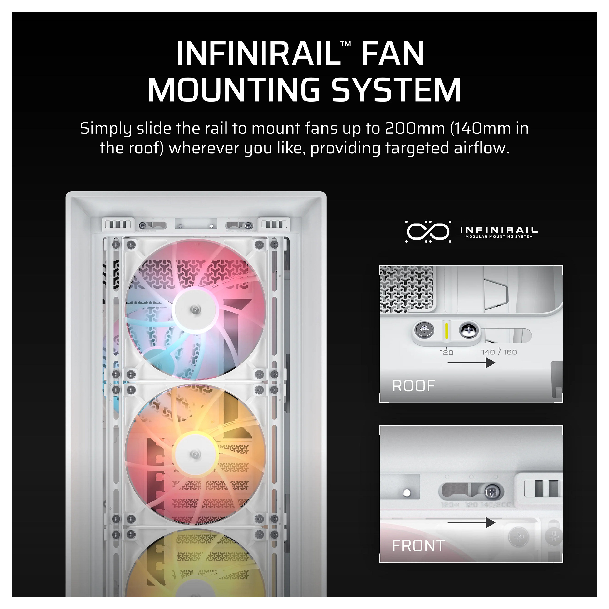 Kućište CORSAIR 5000D WhiteMid-Tower Airflow Case-7