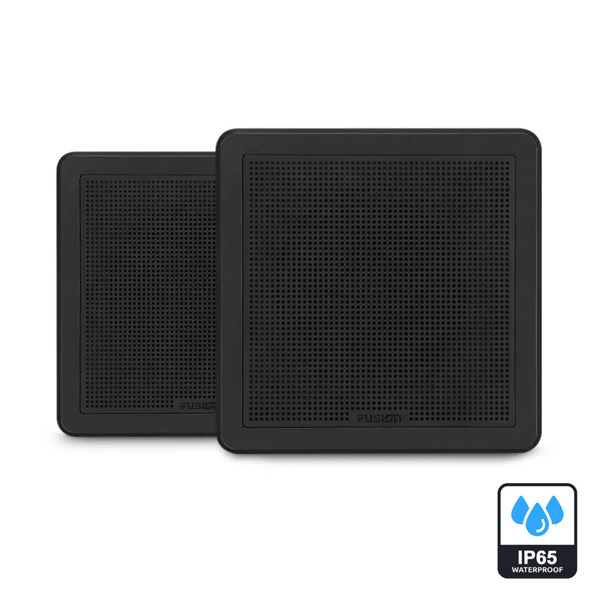 Zvučnici GARMIN FUSION FM-Serie, crni, 20cm, 7.7", kvadratni-0