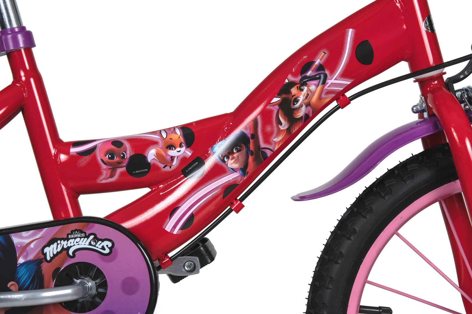 Dječji bicikl TOIMSA Miraculous Ladybug 1658 (16", za djecu 5-7 godina)-6