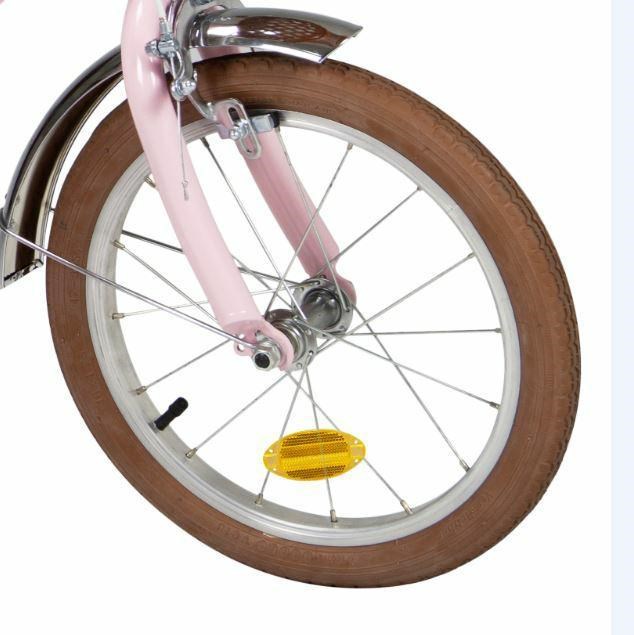 Dječji bicikl TOIMSA 16" Vintage Pink (pomoćni kotači, košara, sjedalica za lutku)-3