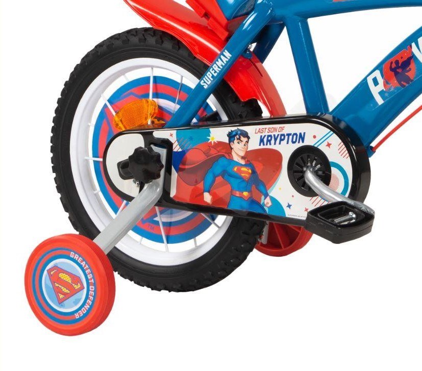 Dječji bicikl TOIMSA Superman 14" (za djecu 4-6 god, pomoćni kotači, prednja i stražnja kočnica)-4