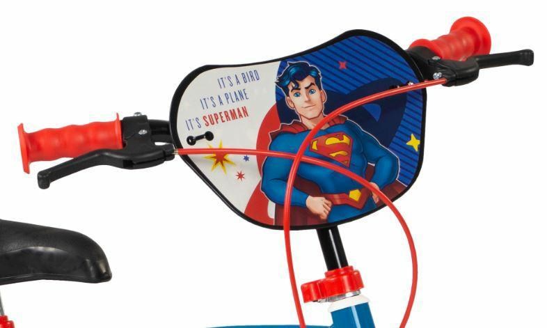 Dječji bicikl TOIMSA Superman 14" (za djecu 4-6 god, pomoćni kotači, prednja i stražnja kočnica)-1