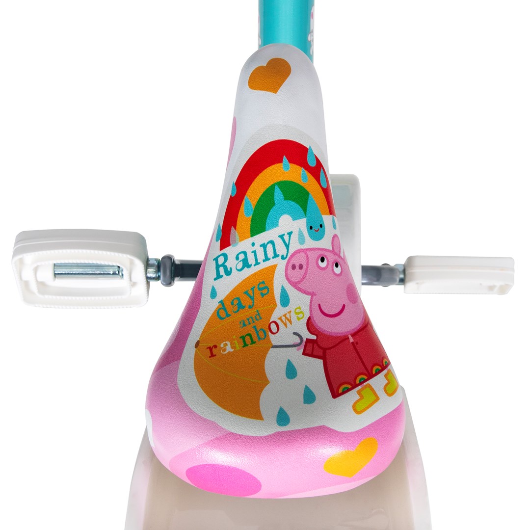 Dječji bicikl TOIMSA Peppa Pig 16" (za djecu 5-8 god, pomoćni kotači, košara)-4