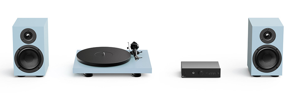 HiFi stereo set PRO-JECT Colourful Audio System 2 Polar Blue