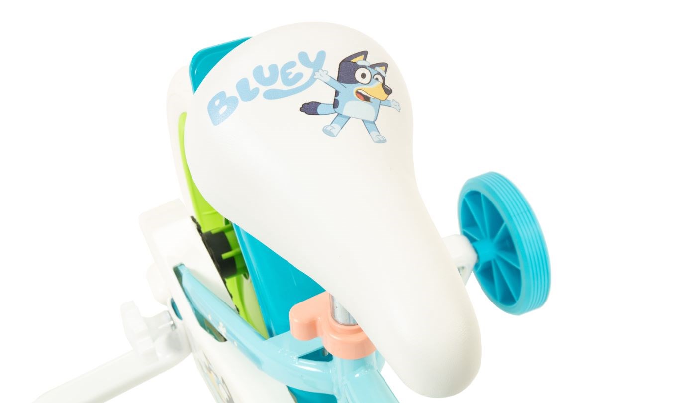 Dječji bicikl TOIMSA 12" Bluey (za djecu 3-5 god, pomoćni kotači, prednja i stražnja kočnica)-6