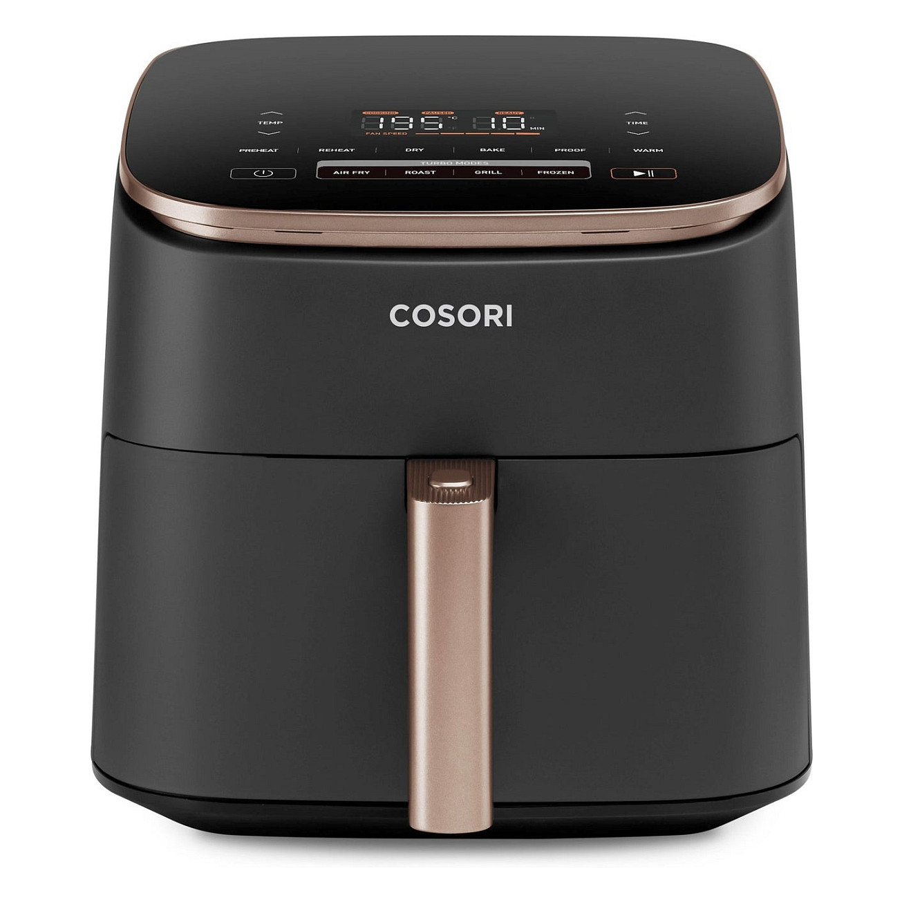 Friteza na vrući zrak COSORI Turbo Blaze Chef Edition (6L, 1725W, crna/rozo-zlatna)-4