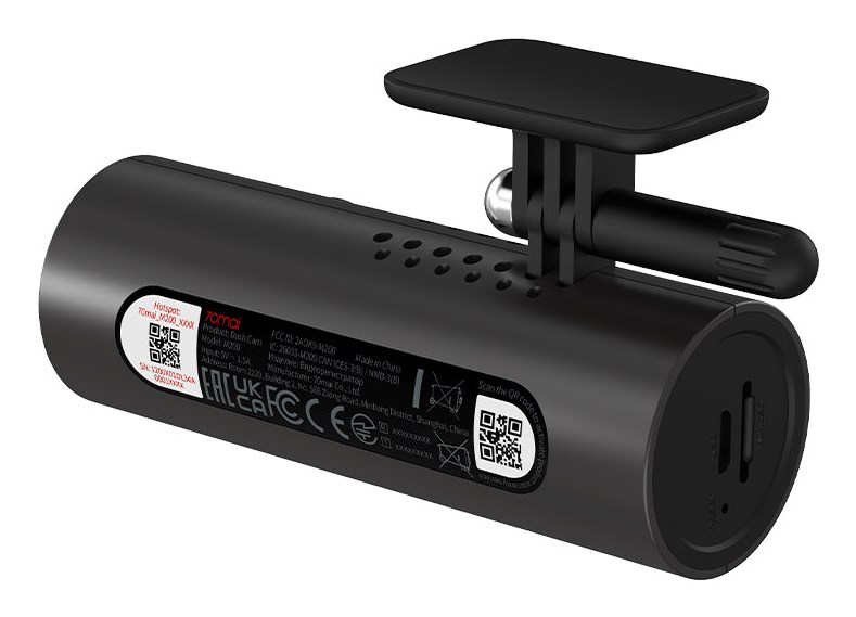 Dashcam 70MAI M200 Full HD Wi-Fi Battery USB crna boja-1