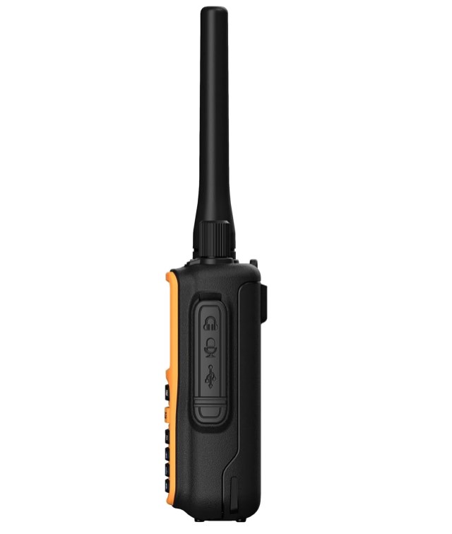 Walkie-Talkie BAOFENG UV-5R (MINI USB-C, Bluetooth, VHF UHF, Aviation Band, narančasta)-2