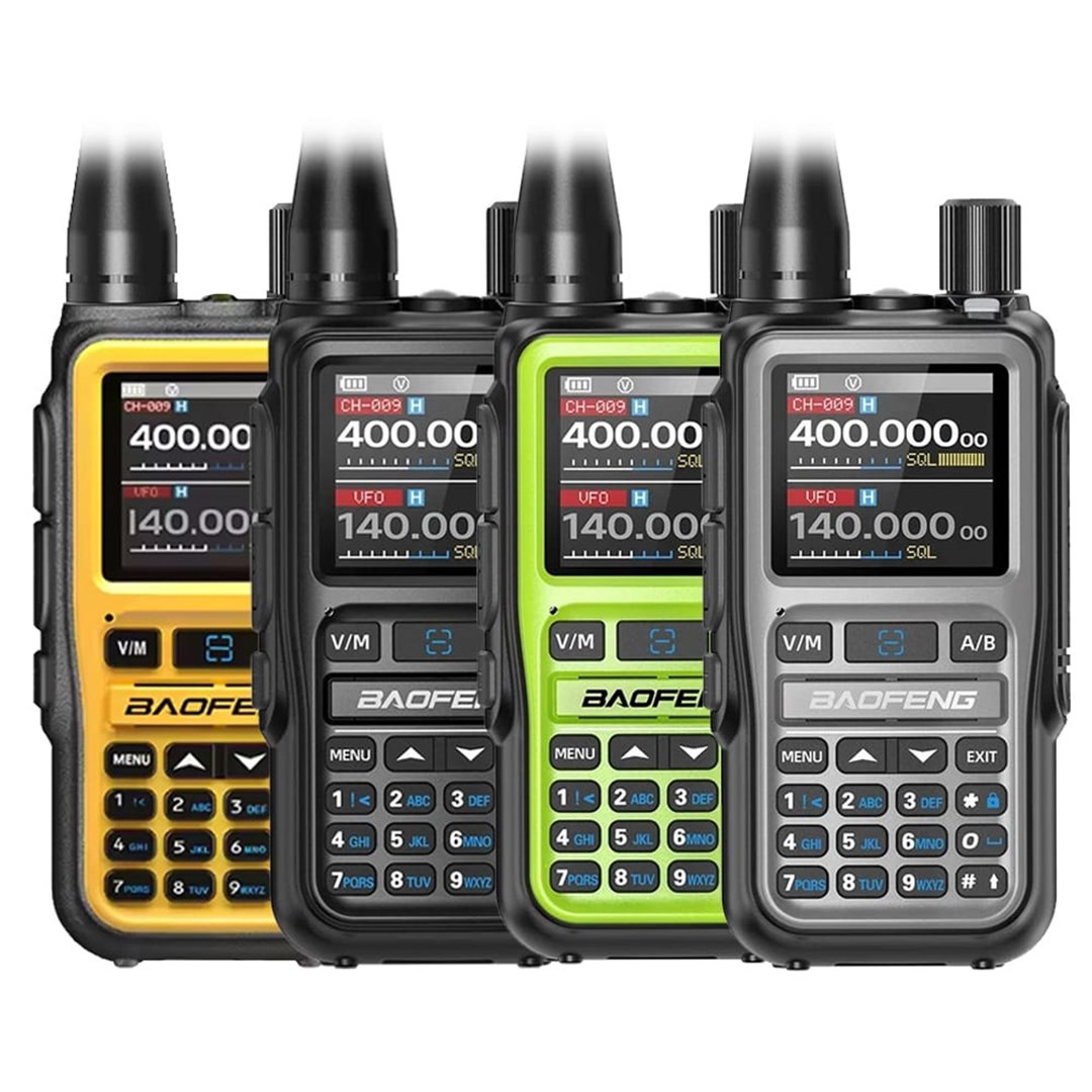 Walkie-Talkie BAOFENG UV-5R (MINI USB-C, Bluetooth, VHF UHF, Aviation Band, narančasta)-3
