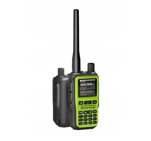 Walkie-Talkie BAOFENG UV-5R (MINI USB-C, Bluetooth, VHF UHF, Aviation Band, zelena boja)-1