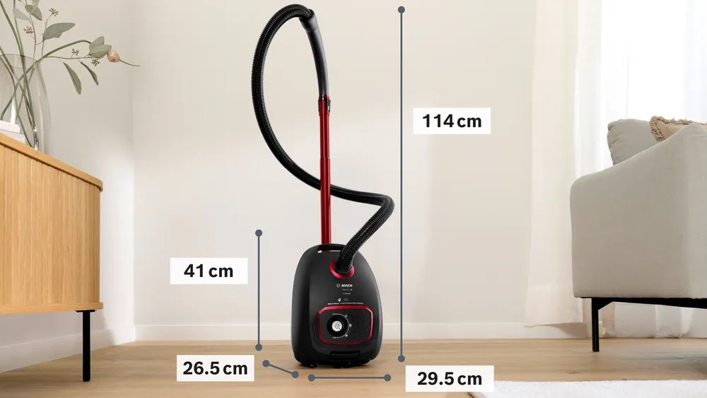 Usisavač BOSCH Serie 4 BGB41POW1 (850 W, crni, s vrećicom)-5