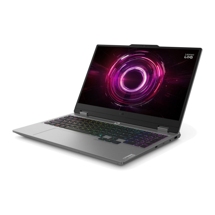 Laptop LENOVO LOQ 15AHP10 (Ryzen 5 220, 15.6" FHD IPS 300nits 144Hz, 32GB DDR5, SSD 512GB, GeForce RTX 5050 8GB, 60Wh, Luna Grey) – internacionalna non HR tipkovnica