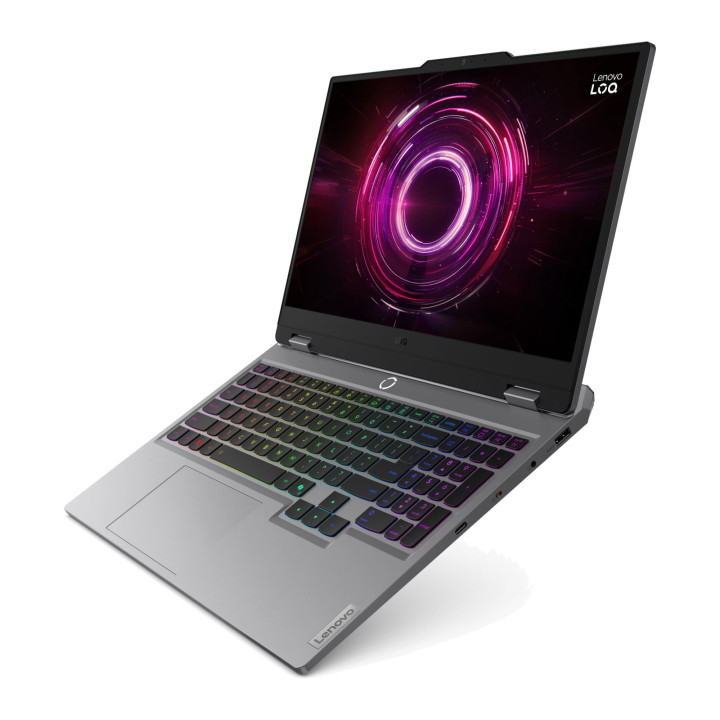 Laptop LENOVO LOQ 15AHP10 (Ryzen 5 220, 15.6" FHD IPS 300nits 144Hz, 32GB DDR5, SSD 512GB, GeForce RTX 5050 8GB, 60Wh, Luna Grey) – internacionalna non HR tipkovnica-13