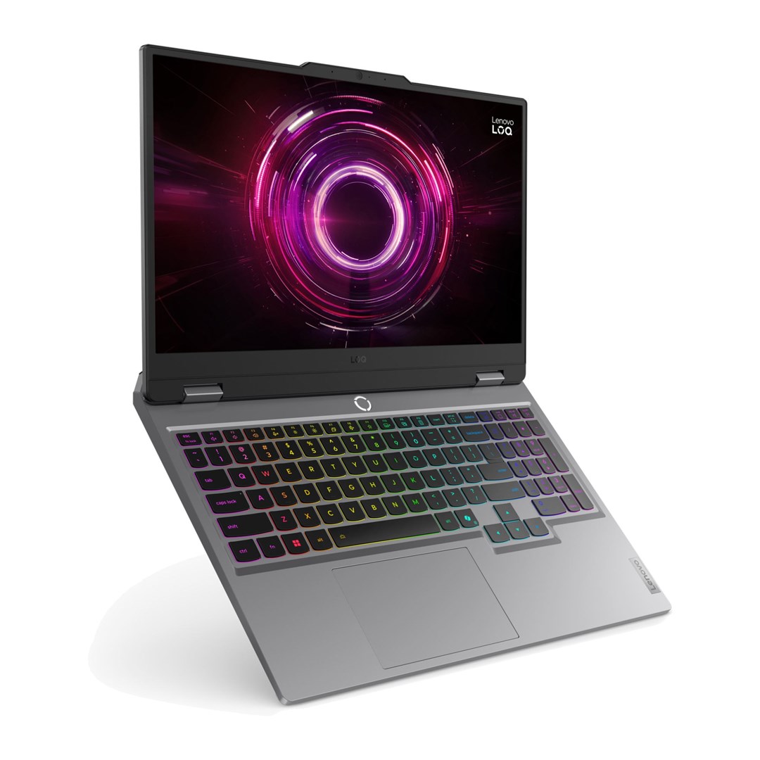 Laptop LENOVO LOQ 15AHP10 (Ryzen 5 220, 15.6" FHD IPS 300nits 144Hz, 16GB DDR5, SSD512, GeForce RTX 5050 8GB, 60Wh, NoOS, Luna Grey) – internacionalna non HR tipkovnica-6