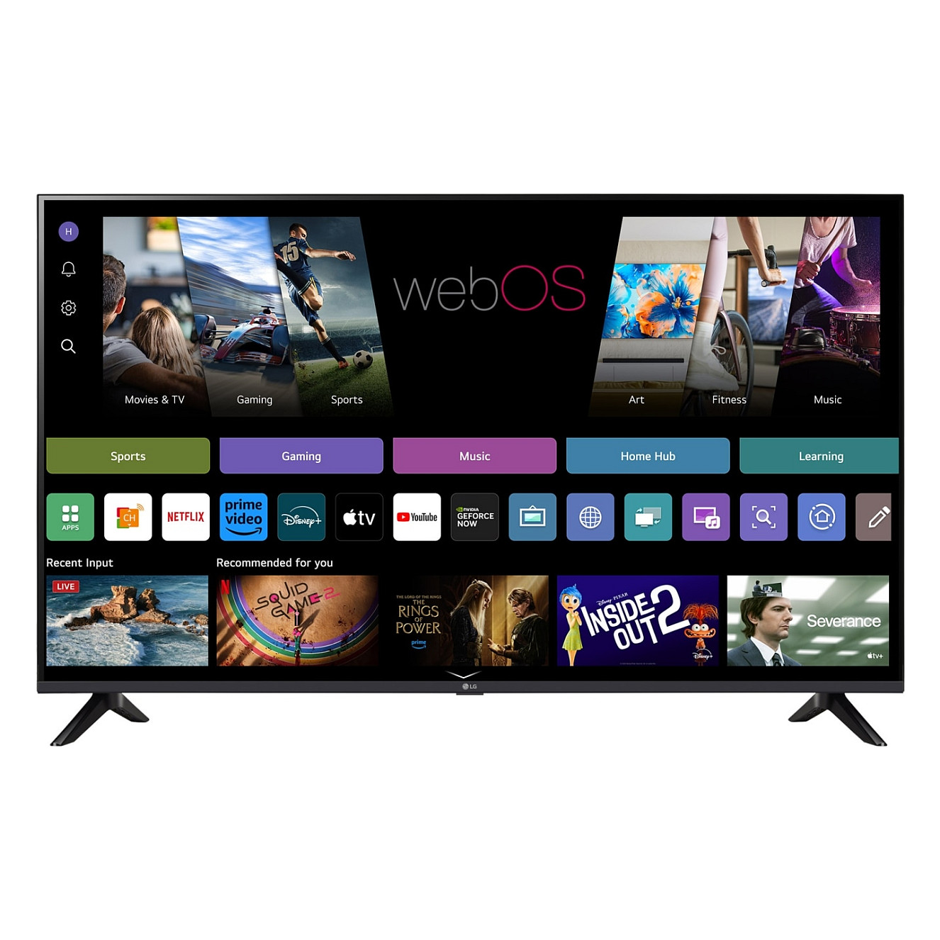 TV LG 43UA73003LA 43" (109 cm, 4K UHD,  Smart TV , Wi-Fi, Google Assistant)-6